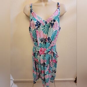 NWT Gap V Neck Strap Shoulder Midi Dress